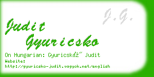 judit gyuricsko business card
